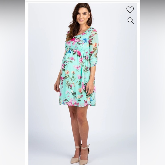 ‼️SOLD‼️ Pink blush Maternity Dress - Picture 7 of 12